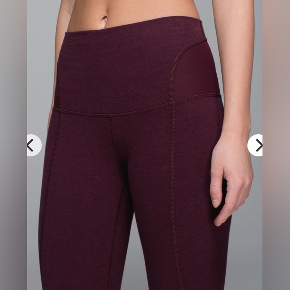 Lululemon Devi Yoga Pant
Heathered Bordeaux Drama / Black Cherry - Picture 3 of 14